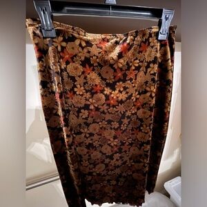 Vintage Lunachix brown and black skirt M